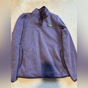 L.L. Bean Dark Purple Knit Top